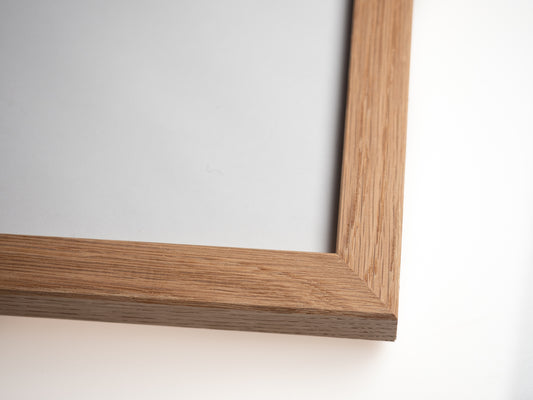 Massivholzrahmen Eiche unbehandelt