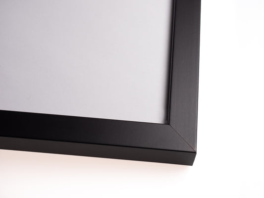 Massivholzrahmen schwarz