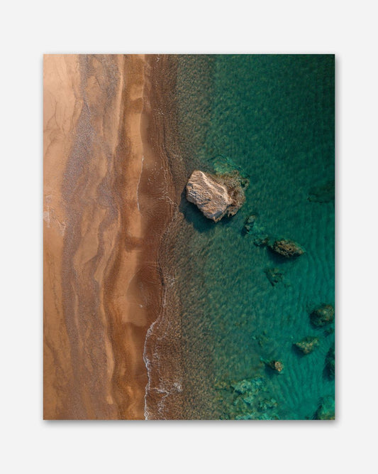 Fels in der Brandung