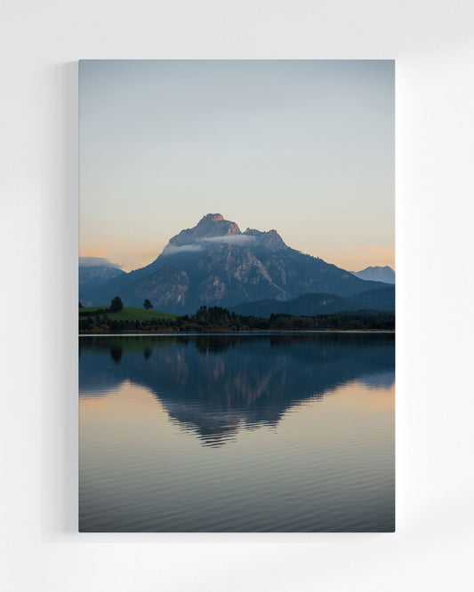 Magie der Alpenruhe - Leinwand