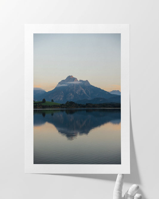 Magie der Alpenruhe - Kunstdruck