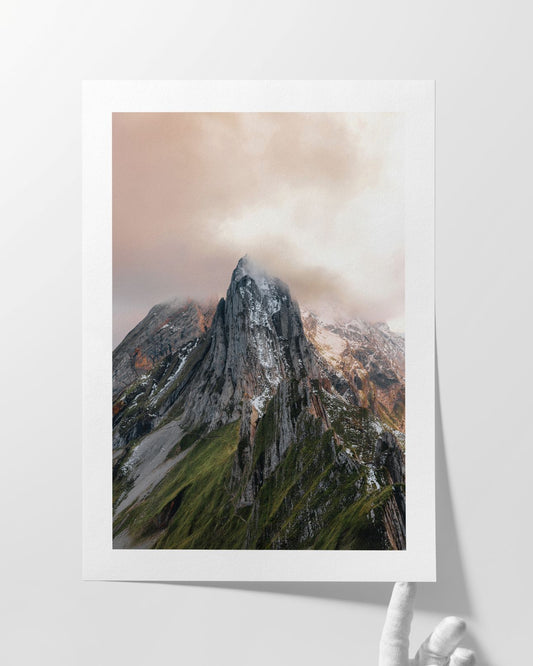 Spitze der Welt - Kunstdruck