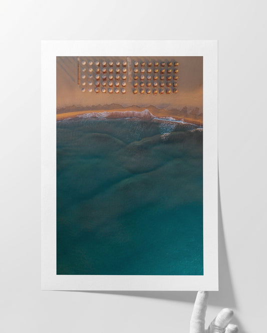 Strand und Meer - Kunstdruck