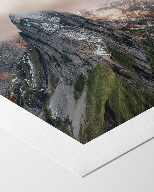 Spitze der Welt - Kunstdruck