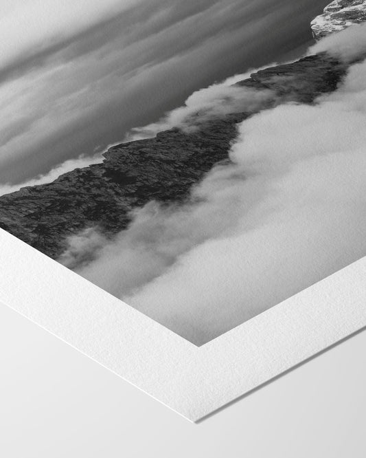 Über den Wolken - Kunstdruck