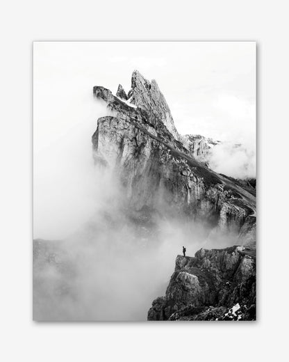 Zwischen Fels und Nebel