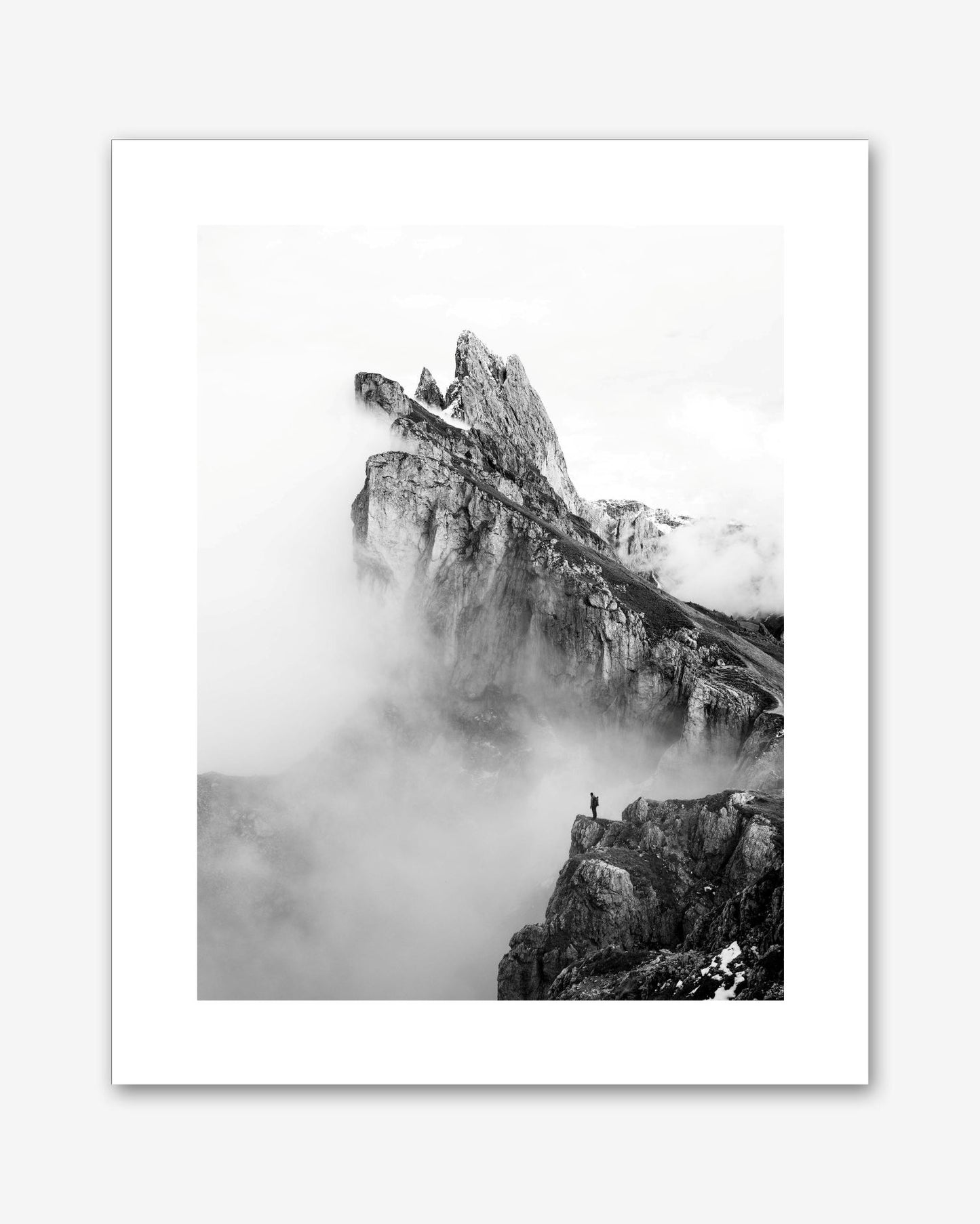 Zwischen Fels und Nebel