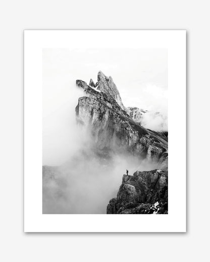 Zwischen Fels und Nebel