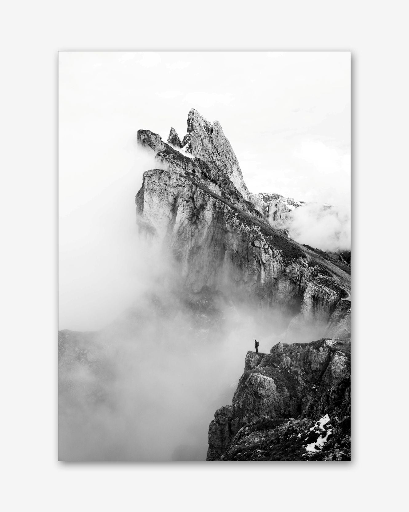 Zwischen Fels und Nebel