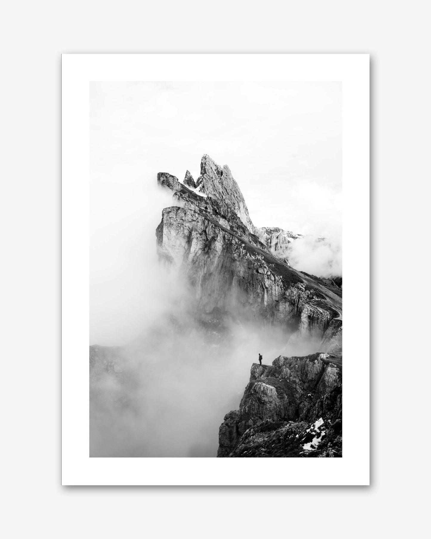 Zwischen Fels und Nebel