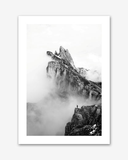 Zwischen Fels und Nebel