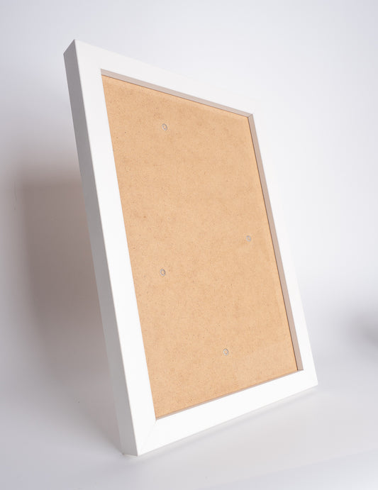 Massivholzrahmen weiß